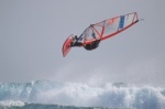 8 Beaufort windsurfing at El Cabezo in El Medano