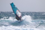 8 Beaufort windsurfing at El Cabezo in El Medano