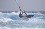 8 Beaufort windsurfing at El Cabezo in El Medano