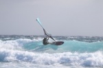 8 Beaufort windsurfing at El Cabezo in El Medano