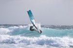8 Beaufort windsurfing at El Cabezo in El Medano