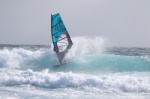 8 Beaufort windsurfing at El Cabezo in El Medano