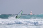 8 Beaufort windsurfing at El Cabezo in El Medano