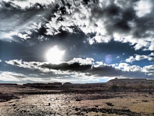 Evening at El Medano Tenerife Canarias