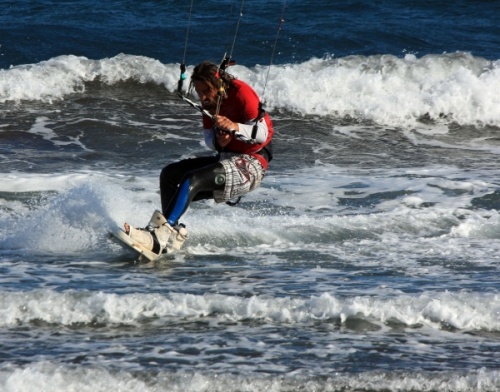 Kitesurfing El Medano Playa Sur 21-01-2012