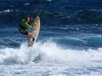 Kitesurfing in El Medano Harbour Wall and El Cabezo 02-12-2012