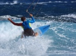 Kitesurfing in El Medano Harbour Wall and El Cabezo 02-12-2012