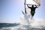 Light wind wave windsurfing at El Cabezo in El Medano Tenerife 13-03-2019