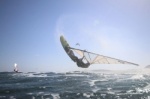 Light wind wave windsurfing at El Cabezo in El Medano Tenerife 13-03-2019