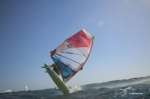 Light wind wave windsurfing at El Cabezo in El Medano Tenerife 13-03-2019