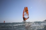 Light wind wave windsurfing at El Cabezo in El Medano Tenerife 13-03-2019