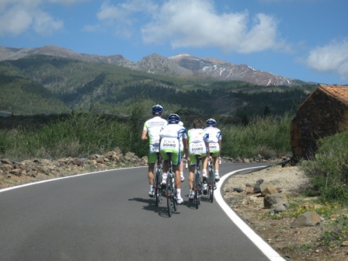 Liquigas on Teide