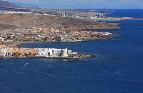 South coast of Tenerife - El Cabezo bay in the middle