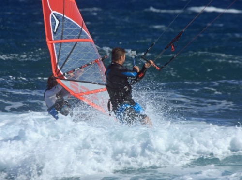 Starboard KODE 2014 prototype tested by Dany Bruch G-1181 and filmed by Mark Shinn at El Canezo in El Medano 30-11-2012