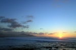 Sunrise sunset La Santa Lanzarote Canarias