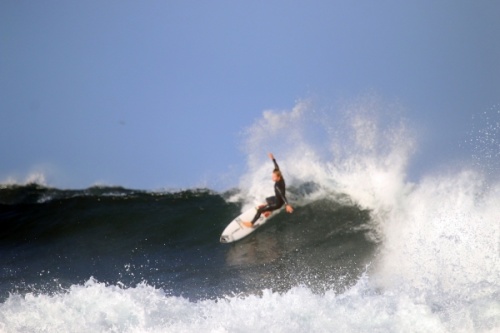 Surfing in Las Americas Derecha izquierda surf 07-01-2018