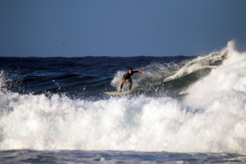 Surfing in Las Americas Derecha izquierda surf 07-01-2018