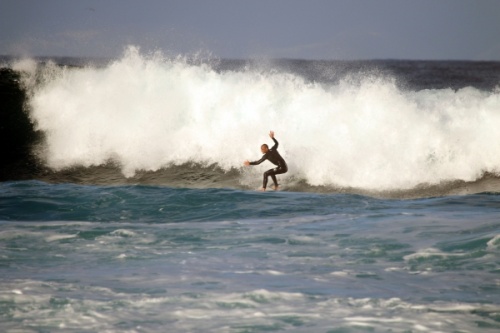 Surfing in Las Americas Derecha izquierda surf 07-01-2018