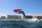 Wave windsurfing at El Cabezo in El Medano Tenerife 02-02-2019