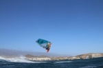 Wave windsurfing at El Cabezo in El Medano Tenerife 02-02-2019