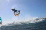 Wave windsurfing at El Cabezo in El Medano Tenerife 02-02-2019