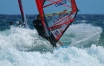 Windsurfing and kitesurfing at El Cabezo in El Medano Tenerife 16-10-2013