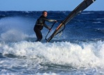 Windsurfing at Harbour Wall in El Medano 11-11-2012