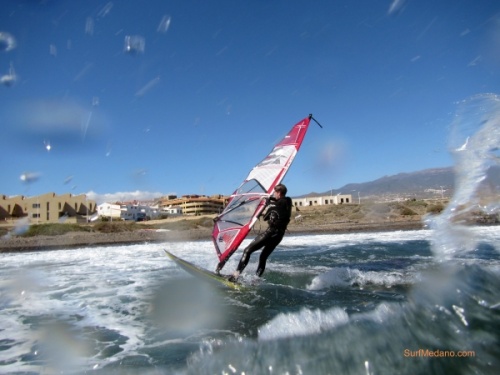Windsurfing El Medano El Cabezo Tenerife 28-01-2013