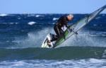 Windsurfing freestyle on El Cabezo by Remko de Zeeuw H-444 on 01-02-2012
