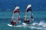 Windsurfing speed and race sailing