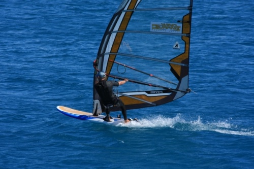 Windsurfing speed and race sailing
