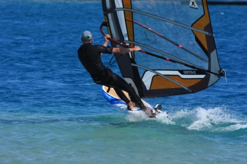 Windsurfing speed and race sailing