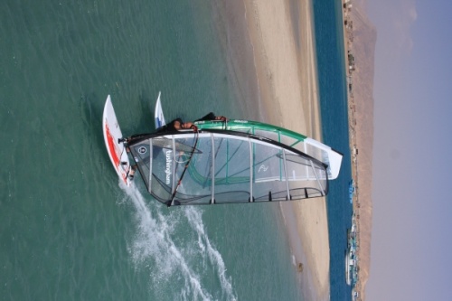 Windsurfing speed and race sailing