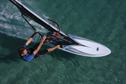 Windsurfing speed and race sailing