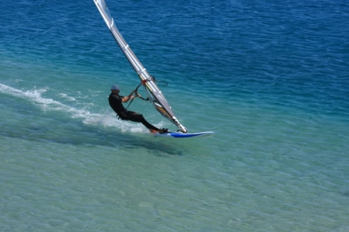 Windsurfing speed and race sailing