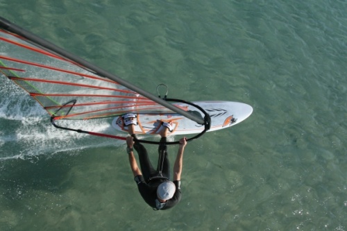 Windsurfing speed sailing