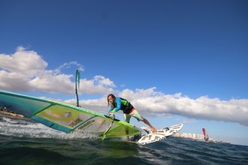 Freestyle 3style windsurfing in El Medano Tenerife SurfMedano 09-10-2018