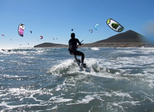 Kitesurfing El Medano Tenerife Armando 27-01-2013