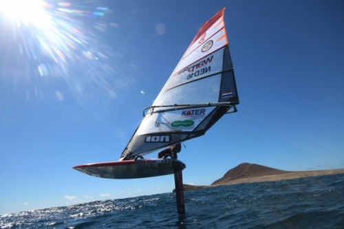 TWS Windsurf Pro Slalom Foil Training El Medano 24-02-2018