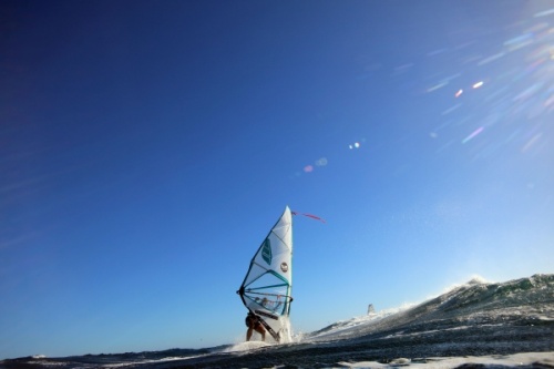 Windsurfing at El Cabezo in El Medano Tenerife 24-09-2016