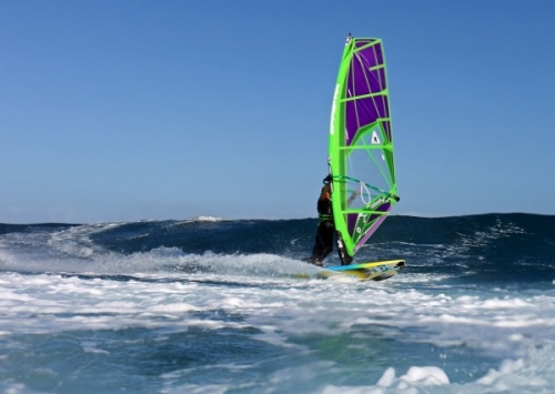 Windsurfing at El Cabezo in El Medano Tenerife 29-10-2013
